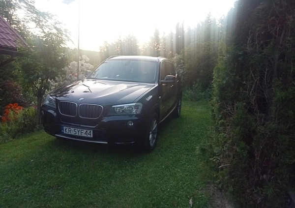 BMW X3 cena 58000 przebieg: 140000, rok produkcji 2011 z Kraków małe 466